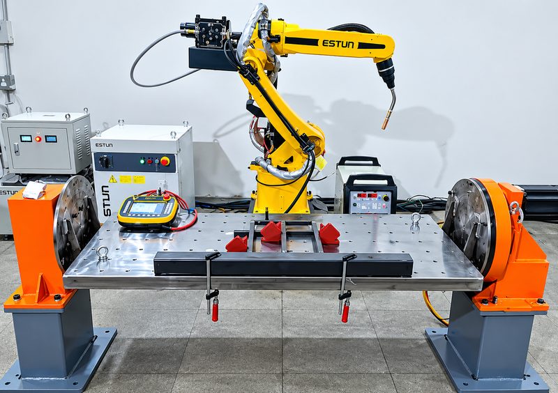 Robotic welding cell